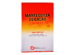 [MANTEQUILLA CACAO] MANTEQUILLA DE CACAO - Barras de mantequilla de cacao x 2 g