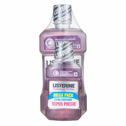 [MEGA PACK LISTERINE CUIDADO TOTAL] MEGA PACK LISTERINE CUIDADO TOTAL - Enjuague Bucal CUIDADO TOTAL x 500 mL +  x 180 mL