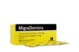 [MIGRADORIXINA] MIGRADORIXINA - Comprimidos recubiertos caja x 100 - 125 mg + 1 mg
