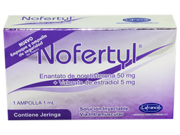 [NOFERTYL] NOFERTYL - Sol. inyect. amp. via I.M. x 1 mL - 50 g + 5 mg