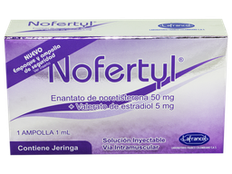 [NOFERTYL] NOFERTYL - Solucion inyectable ampolla via I.M. x 1 mL - 50 g + 5 mg