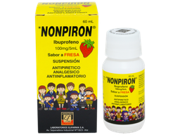 [NONPIRON] NONPIRON - Susp. oral  SABOR FRESA x 60 mL - 100 mg / 5 mL