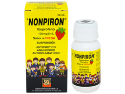 [NONPIRON] NONPIRON - Suspension oral  SABOR FRESA x 60 mL - 100 mg / 5 mL