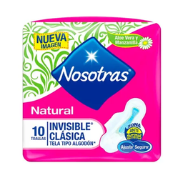 [NOSOTRAS] NOSOTRAS  - INVISIBLE CLASICA - Tela tipo algodon x 10 unidades
