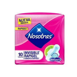 [NOSOTRAS] NOSOTRAS - Toallas femeninas NOSOTRAS - INVISIBLE CLASICA x 10 unidades