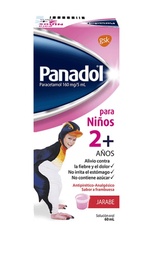 [PANADOL] PANADOL - Jarabe solucion oral NINOS 2+ sabor FRAMBUESA x 60 mL - 160 mg / 5 mL