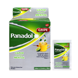 [PANADOL] PANADOL - Sobres con polvo para solucion sabor a Limon y miel x 6 gr