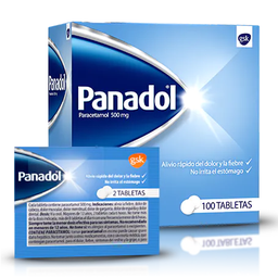 [PANADOL] PANADOL - Tabletas caja x 100 (50 sobres x 2 c/u) - 500 mg