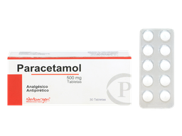 [PARACETAMOL PORTU] PARACETAMOL PORTUGAL - Tab.  caja x 100  - 500 mg