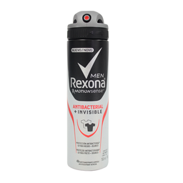 [REXONA MEN] REXONA MEN - Aerosol antitranspirante MOTION SENSE - ANTIBACTERIAL + INVISIBLE 48 HRS x 90 g / 150 mL