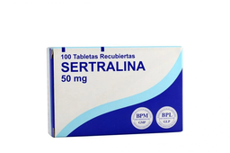 [SERTRALINA] SERTRALINA - Tabletas recubiertas caja x 100 - 50 mg