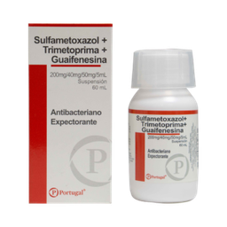 [SULFAMETOXAZOL TRIMETO GUAIFENE] SULFAMETOXAZOL TRIMETOPRIMA GUAIFENESINA - Susp. Oral Fco. x 60 mL - 200 mg + 40 mg + 50 mg / 5 mL