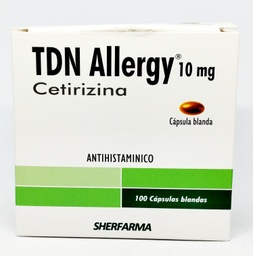 [TDN ALLERGY] TDN ALLERGY - Cap. blanda x 100 - 10 mg