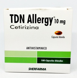[TDN ALLERGY] TDN ALLERGY - Capsulas blandas caja x 100 - 10 mg