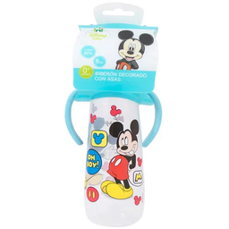 [TUINIES] TUINIES - Biberon DISNEY decorado con asas - CON TETINA SILICONA - 0+ / 8 oz