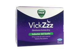 [VICKZZZ] VICKZZZ - Inductor del sueno - Tab. recu. caja x 40 - 50 mg