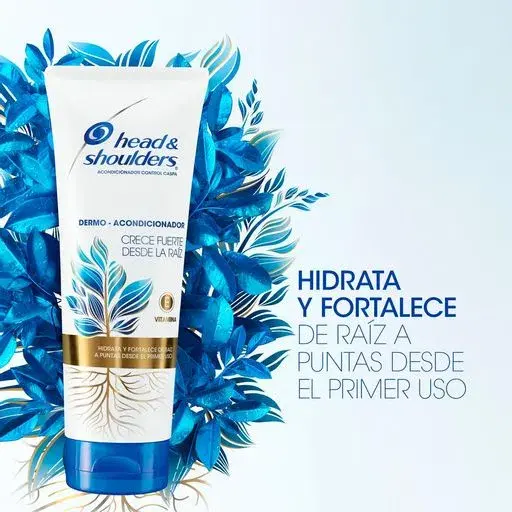 [ACONDICIONADOR H&S] ACONDICIONADOR H&S - Dermo acondicionador H&S CRECE FUERTE DESDE LA RAIZ - VITAMINA E x 300 mL
